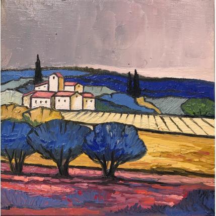 Peinture Lauragais  par Manesenkow Tania | Tableau Figuratif Huile Paysages