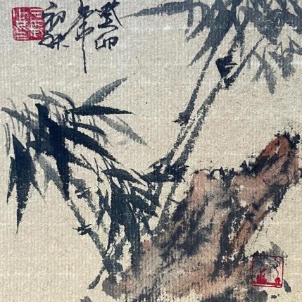 Peinture Bamboo  par Yu Huan Huan | Tableau Figuratif Encre Nature