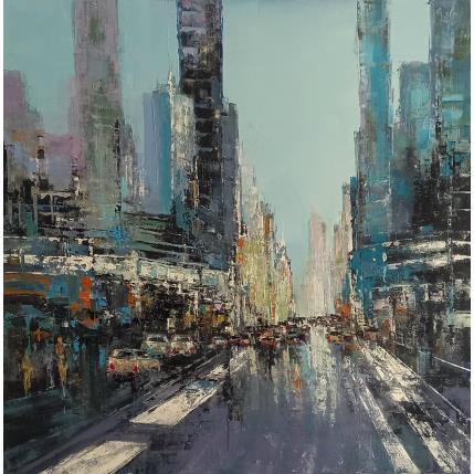 Peinture Los Angeles par Dessein Pierre | Tableau Figuratif Huile Urbain