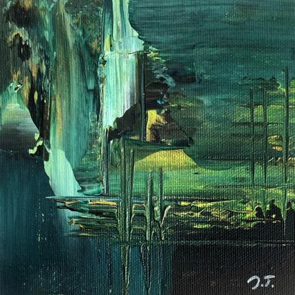 Peinture Fantasy in Green par Talts Jaanika | Tableau Abstrait Acrylique Nature