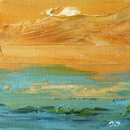 Peinture Dunes (ii) par Talts Jaanika | Tableau Abstrait Acrylique Marine, Nature, Paysages