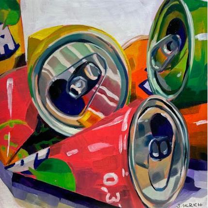 Gemälde Squashed von Ulrich Julia | Gemälde Figurativ Öl Pop-Ikonen