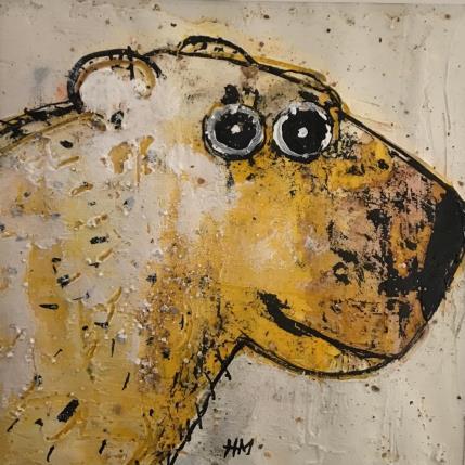 Peinture Polar bear par Maury Hervé | Tableau Art Singulier animaux