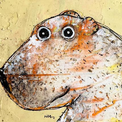 Peinture Coup de soleil par Maury Hervé | Tableau Art Singulier animaux