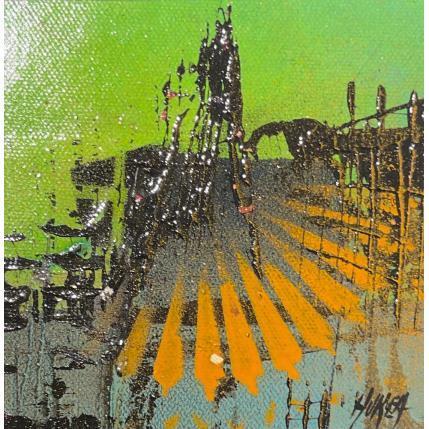 Peinture Hope KTDRAL  - Cathédrale de Strasbourg par Horea | Tableau Figuratif Huile Urbain