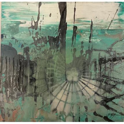 Peinture Rose Blanche - Cathédrale de Strasbourg par Horea | Tableau Figuratif Huile Urbain