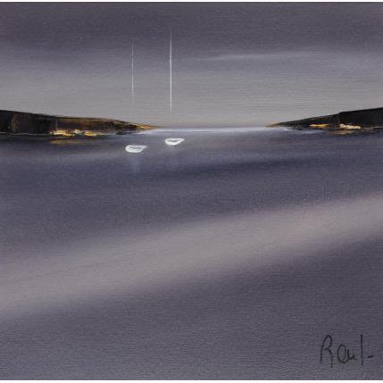 Peinture Instant d'émotion 55 par Roussel Marie-Ange et Fanny | Tableau Figuratif Huile Marine, Minimaliste