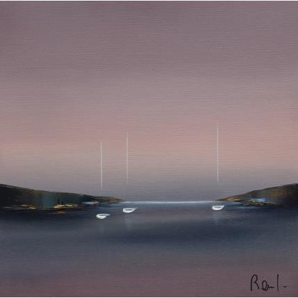 Peinture Douceur marine 55 par Roussel Marie-Ange et Fanny | Tableau Figuratif Huile Marine, Minimaliste