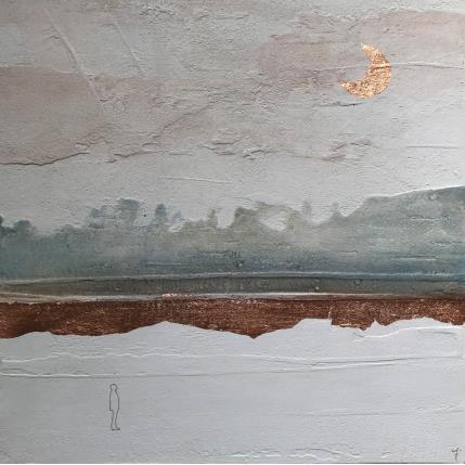 Painting MIEZA VIA by Roma Gaia | Painting Naive art Acrylic, Sand Minimalist