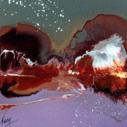 Peinture C2368 par Naen | Tableau Abstrait Acrylique, Encre Minimaliste