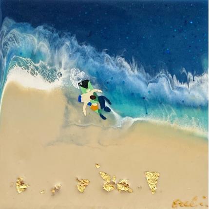 Peinture Glisse par Aurélie Lafourcade painter | Tableau Figuratif Acrylique, Résine Marine, Paysages, Scènes de vie