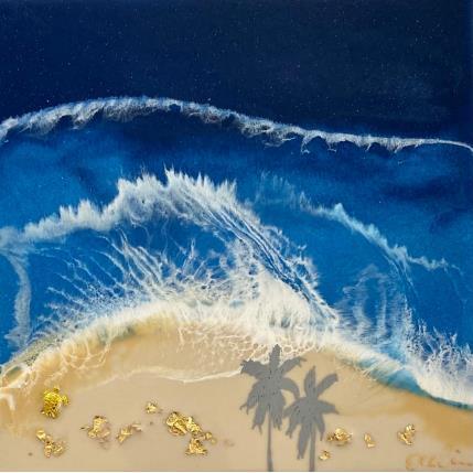 Peinture Océanie par Aurélie Lafourcade painter | Tableau Figuratif Acrylique, Résine Marine, Paysages