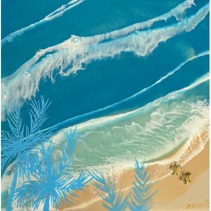 Peinture Florida par Aurélie Lafourcade painter | Tableau Figuratif Acrylique, Résine Marine, Minimaliste, Paysages