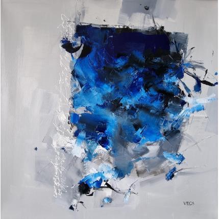 Painting Signs of tomorrow by Virgis | Painting Abstract Oil Minimalist