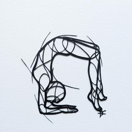 Peinture Posture du Pont par Atalanta Vanessa | Tableau  Papier