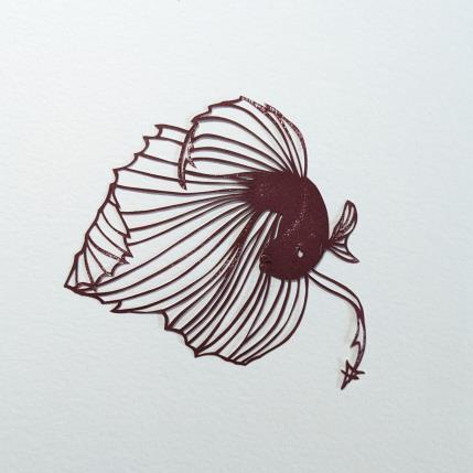 Peinture Combattant 5 par Atalanta Vanessa | Tableau  Aquarelle, Papier Animaux, Nature