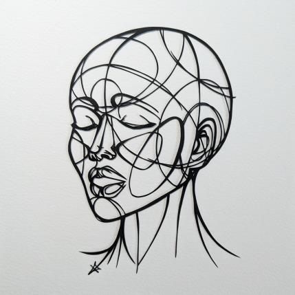 Peinture Rêverie par Atalanta Vanessa | Tableau  Papier Portraits