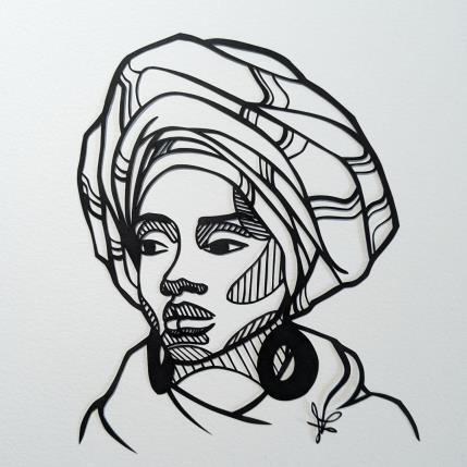 Peinture Portrait de Femme #4 par Atalanta Vanessa | Tableau  Papier Portraits, Société