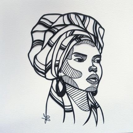 Peinture Portrait de Femme #7 par Atalanta Vanessa | Tableau  Papier Portraits, Société