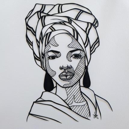 Peinture Portrait de Femme #9 par Atalanta Vanessa | Tableau  Carton, Papier Portraits, Société