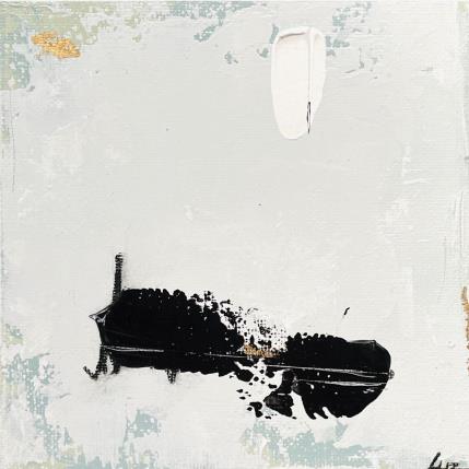 Peinture Dualité par Luz Alexandra | Tableau Abstrait Acrylique, Pastel Minimaliste