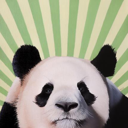 Peinture I SEE YOU 24 par Milie Lairie | Tableau Réalisme Huile Animaux