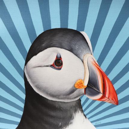 Peinture I SEE YOU 29 par Milie Lairie | Tableau Réalisme Huile Animaux