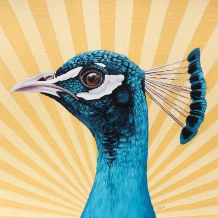 Peinture I SEE YOU 30 par Milie Lairie | Tableau Réalisme Huile Animaux