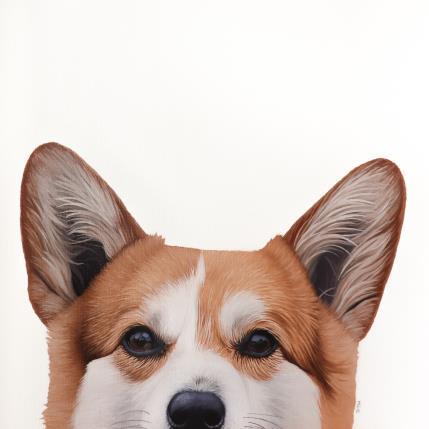 Peinture I SEE YOU 27 par Milie Lairie | Tableau Réalisme Huile Animaux