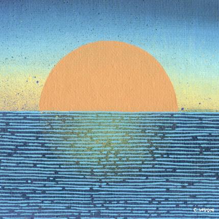 Peinture Chaleureuse immersion par Huon Coralie | Tableau Figuratif Acrylique Marine, Nature, Paysages