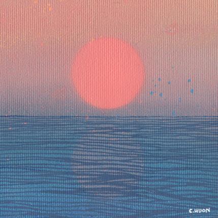 Peinture Douce tangeante par Huon Coralie | Tableau Figuratif Acrylique Marine, Nature, Paysages