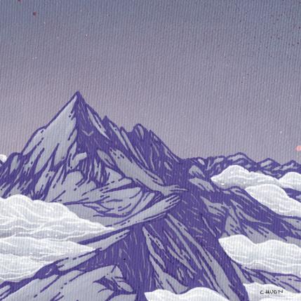 Peinture Aiguille de l'observatoire par Huon Coralie | Tableau Figuratif Acrylique Nature, Paysages