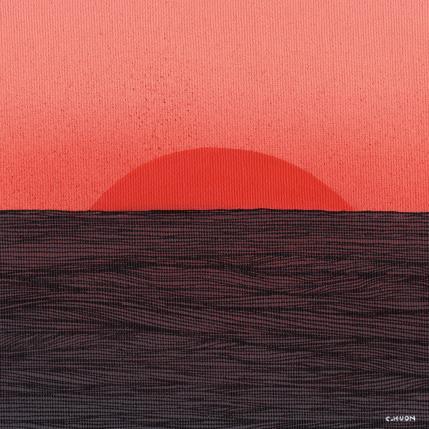 Peinture Mouvement Subtile  par Huon Coralie | Tableau Figuratif Acrylique Marine, Nature, Paysages