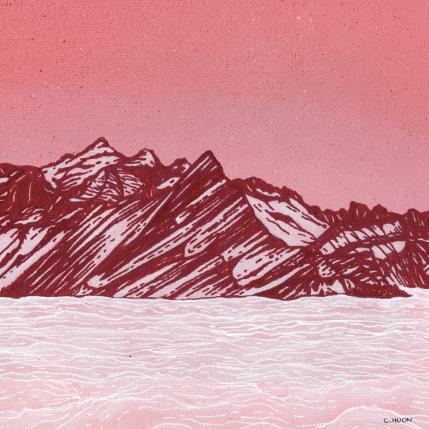 Peinture Aravis par Huon Coralie | Tableau Figuratif Acrylique Nature, Paysages