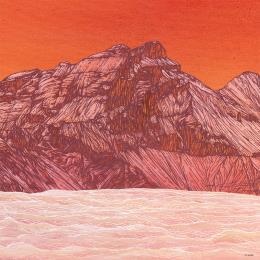 Painting Obiou by Huon Coralie | Painting Figurative Acrylic Landscapes, Nature