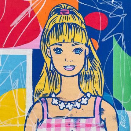Peinture Barbie 2023 par Revel | Tableau Pop-art Acrylique, Posca Cinéma, Enfant, Société