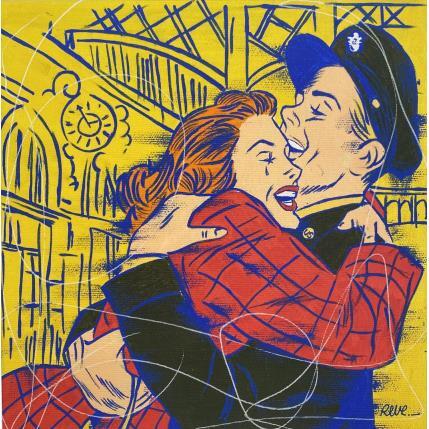 Peinture Retour par Revel | Tableau Pop-art Acrylique, Posca Scènes de vie