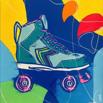 Peinture Roller pop par Revel | Tableau Pop-art Acrylique, Posca Sport