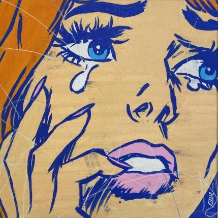 Painting Celia by Revel | Painting Pop-art Acrylic, Posca Portrait