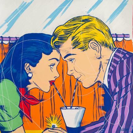 Peinture Epouse Moi  par Revel | Tableau Pop-art Acrylique, Posca Scènes de vie