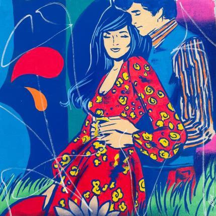 Peinture Douceur par Revel | Tableau Pop-art Acrylique, Posca Scènes de vie