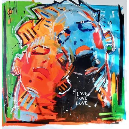 Peinture Love par Jamin David | Tableau Figuratif Huile