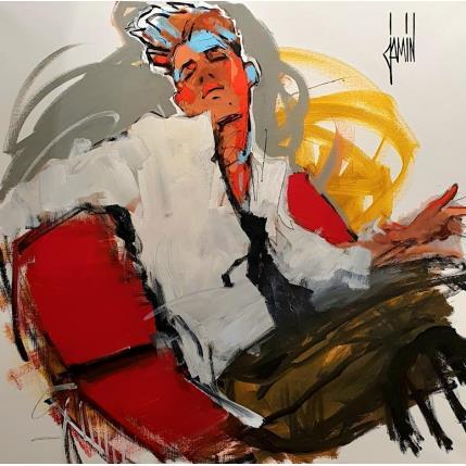 Peinture Délectation  par Jamin David | Tableau Figuratif Huile