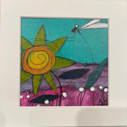 Peinture LUCIERNAGAS par Arias Parera Almudena | Tableau Art naïf Acrylique, Collage