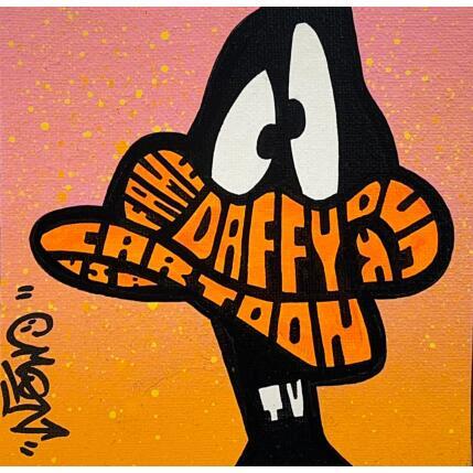 Painting DAFFY DUCK FACE by Cmon | Painting Pop-art Pop icons
