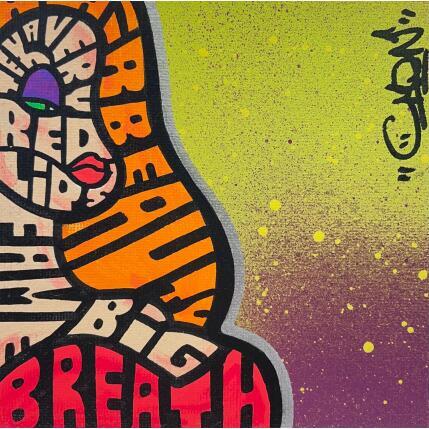 Peinture J. RABBIT FACE par Cmon | Tableau Pop-art Icones Pop