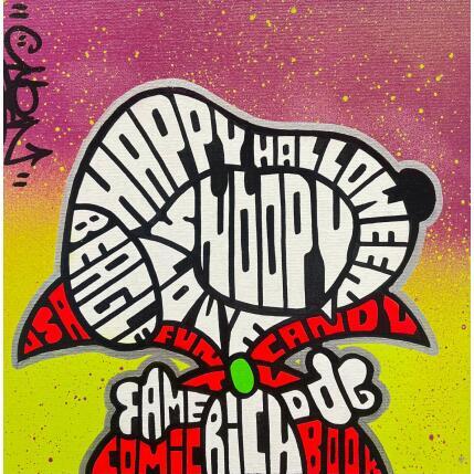 Gemälde VAMPYR SNOOPY von Cmon | Gemälde Pop-Art Pop-Ikonen
