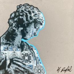 Gemälde 08H52 von André Raphaël | Gemälde Figurativ Acryl Porträt