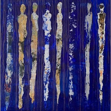 Peinture Vibrations par Rocco Sophie | Tableau Art Singulier Acrylique, Huile Scènes de vie