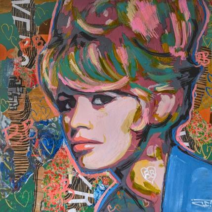 Peinture BB par G.C.Popartist | Tableau Pop-art Acrylique, Collage, Graffiti Icones Pop